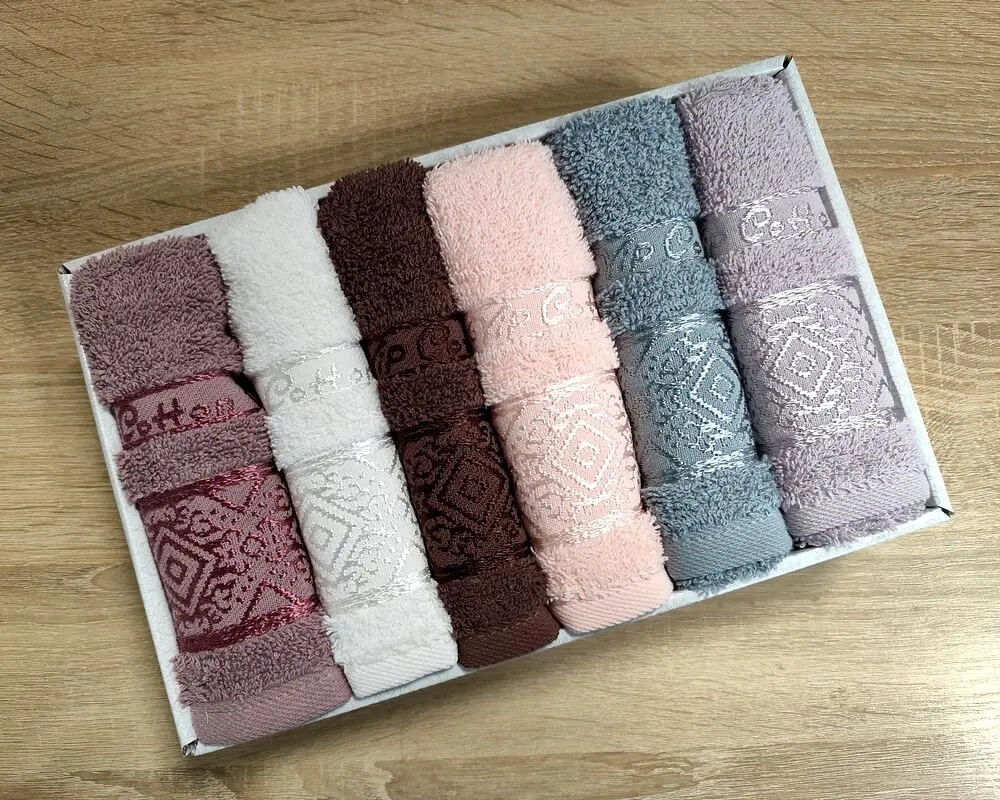 Набір кухонних турецьких рушників із 6 штук Cestepe Vip Cotton Prag 30х50 - фото 5