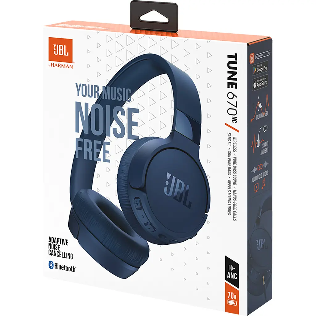 Навушники JBL Tune 670NC Blue (JBLT670NCBLU) [96588] - фото 11