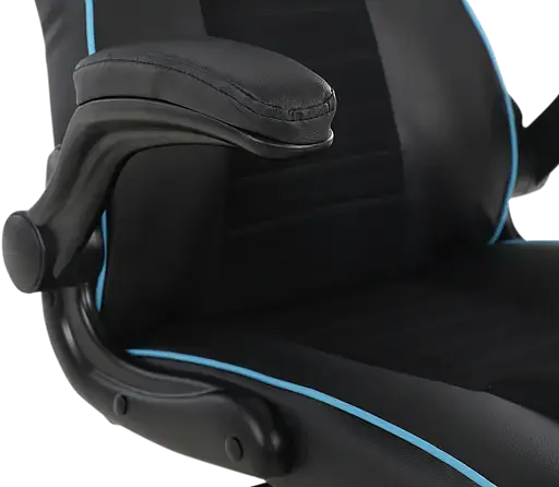 Геймерское кресло GT Racer черное с синим (X-2760 Black/Blue) - фото 9