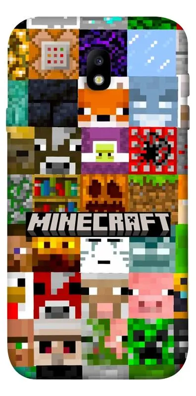 Чохол Demsky Minecraft collage для Samsung J730 Galaxy J7 (2017)
