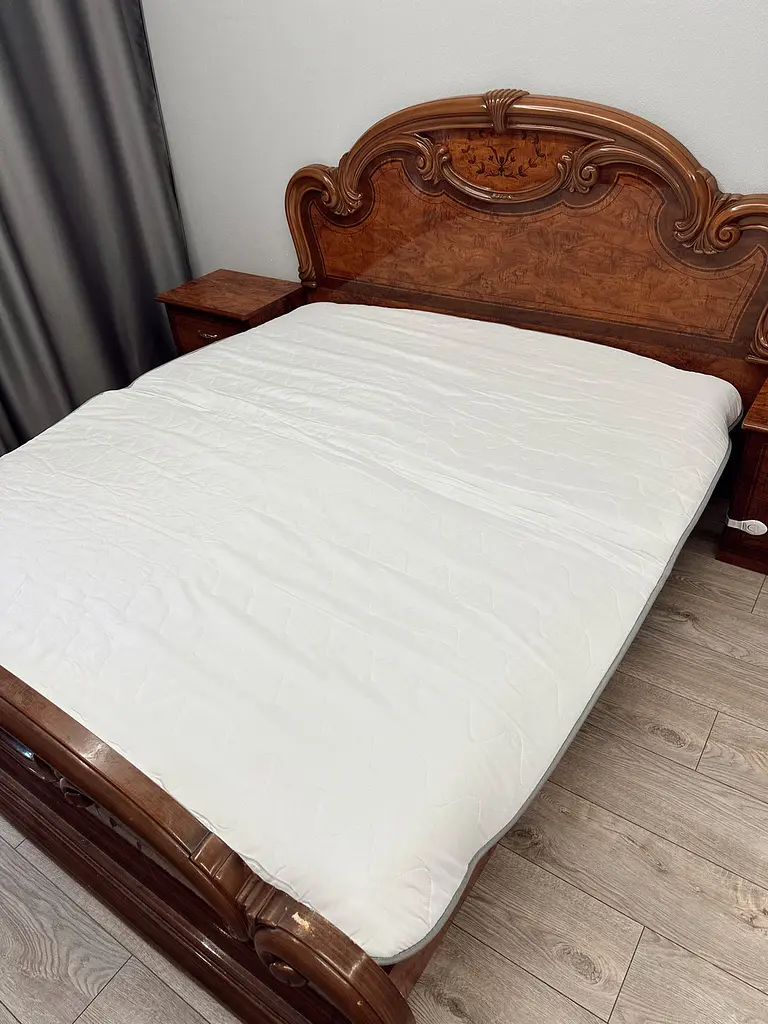 Тонкий ортопедичний матрац топер 180x200 см білий 3,55 кг (90660001) - фото 8