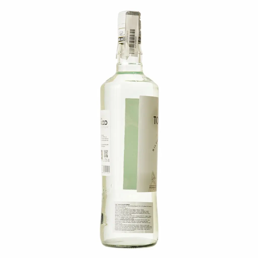 Ром Tobacco Silver Premium 37.5% 1 л - фото 4