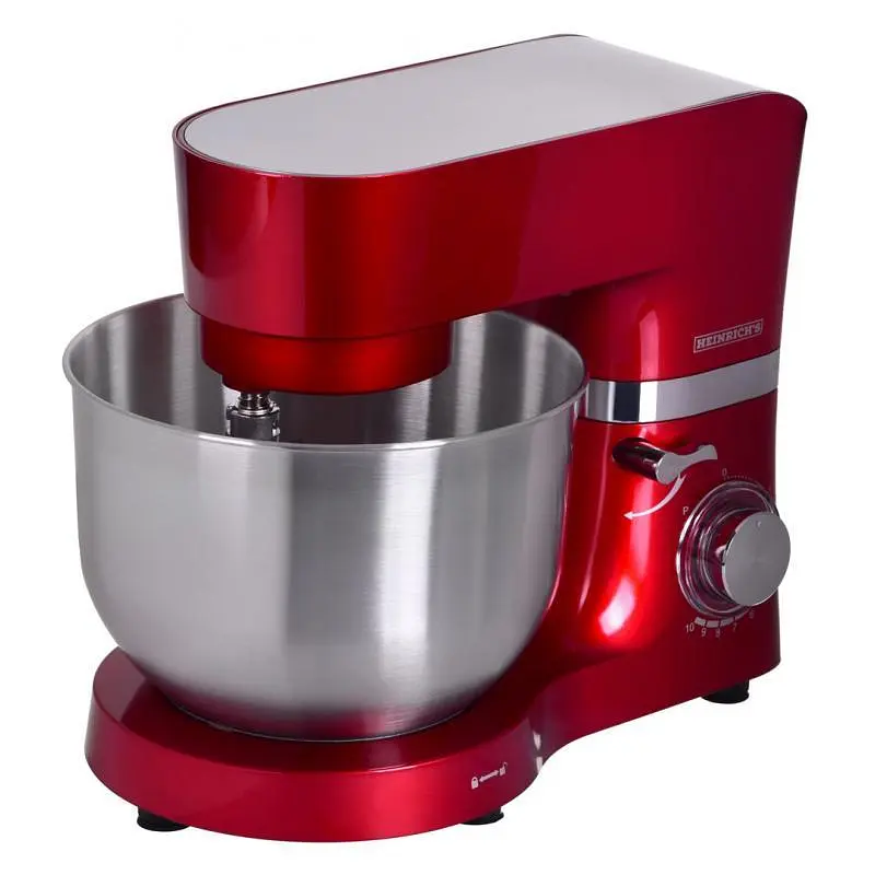 Міксер планетарний-тестоміс Heinrich's HKM 6278 Red 6.5 л - фото 5