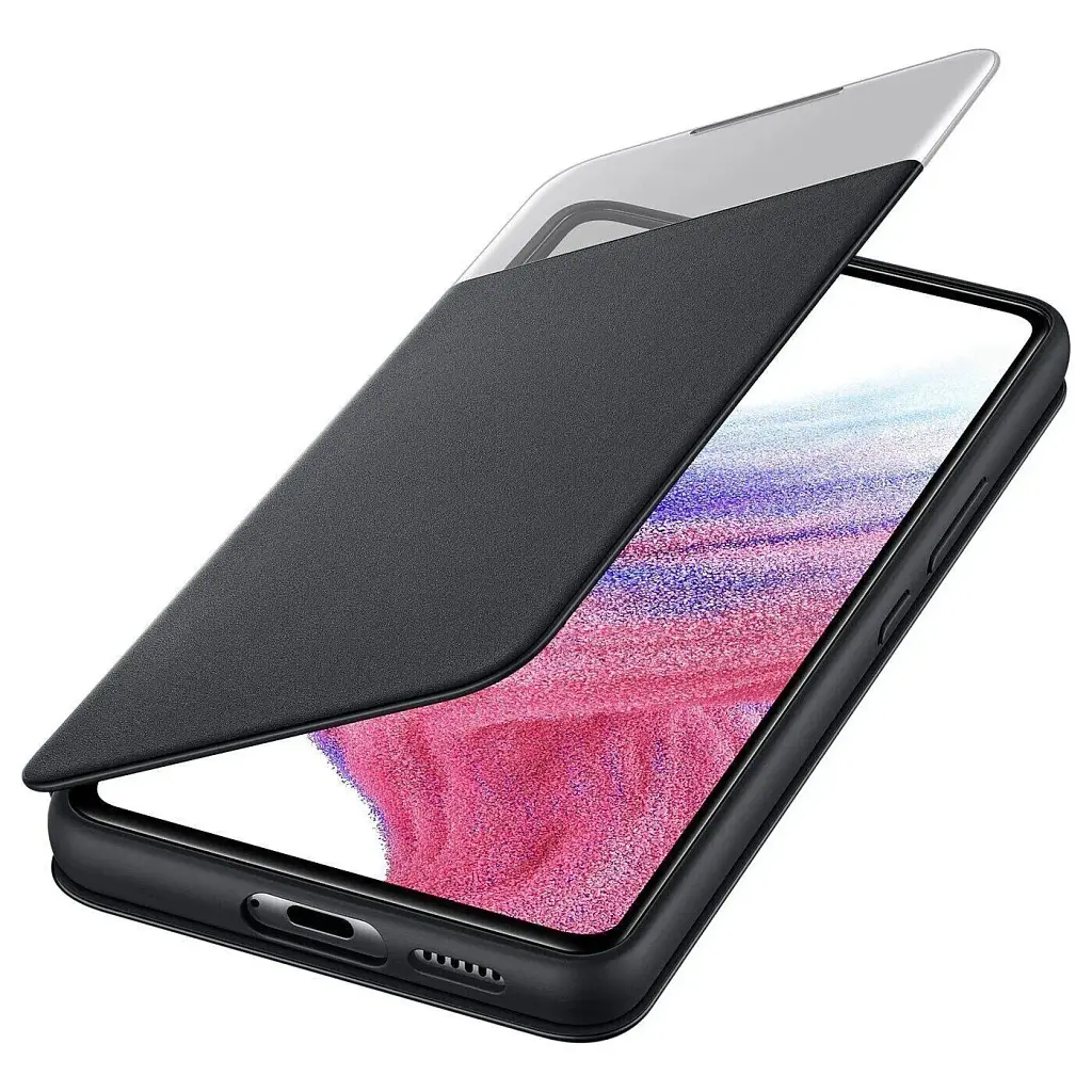 Чохол-книжка Samsung S View Wallet Cover для Samsung Galaxy A53 SM-A536 Black (EF-EA536PBEGRU) - фото 4