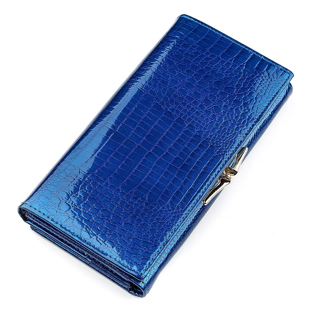 Гаманець жіночий ST Leather 18394 (S3001A) місткий синій - фото 2