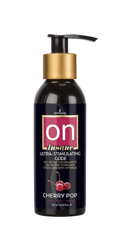 Лубрикант з ефектом вібрації Sensuva Ultra-Stimulating On Insane, 125 мл (вишня)