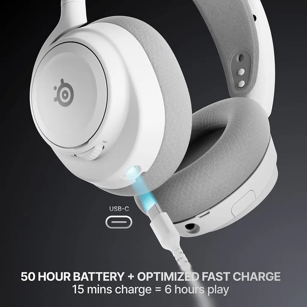 Ігрова гарнітура SteelSeries Arctis Nova 7 Gen 2 Wireless White (61731) - фото 8