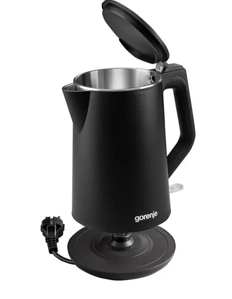 Електрочайник Gorenje K15DWBK 1.5 л чорний - фото 2