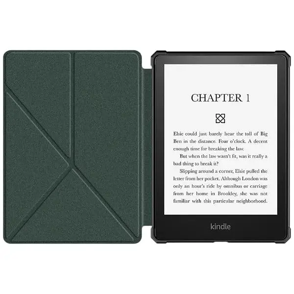 Обложка Ultra Slim Origami BeCover для Amazon Kindle Paperwhite 11th Gen. 2021 Dark Green (707220) - фото 2
