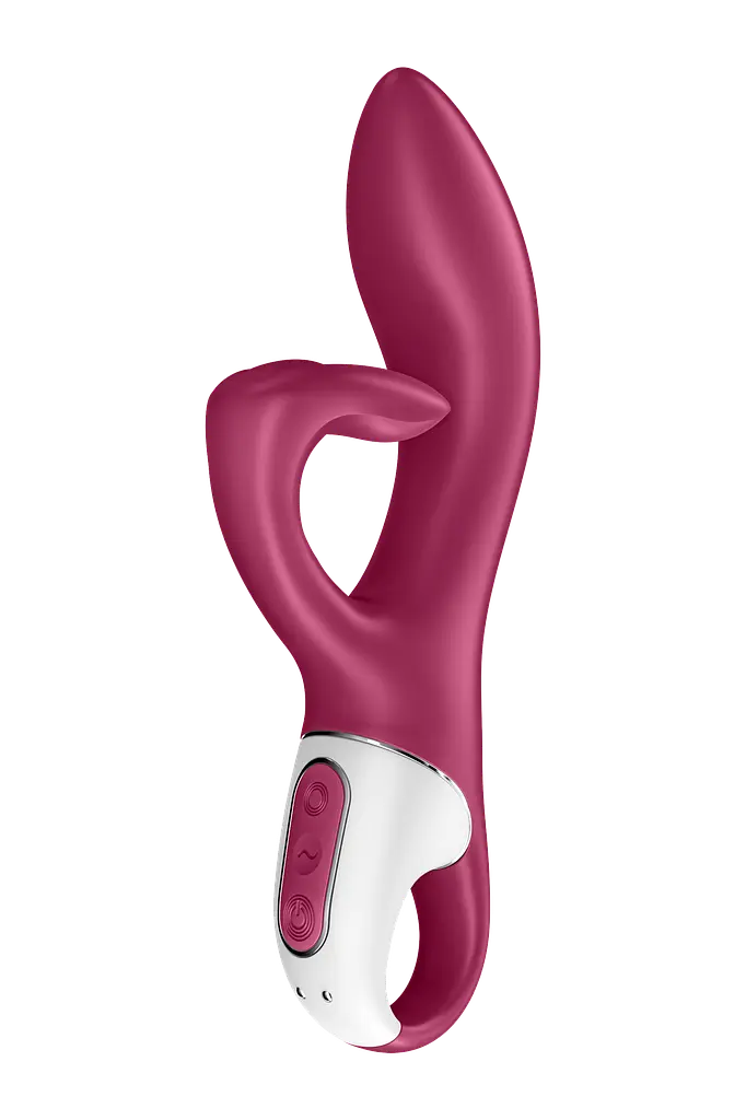 Вібратор-кролик Satisfyer Embrace me, 21.6х4.6 см бордо