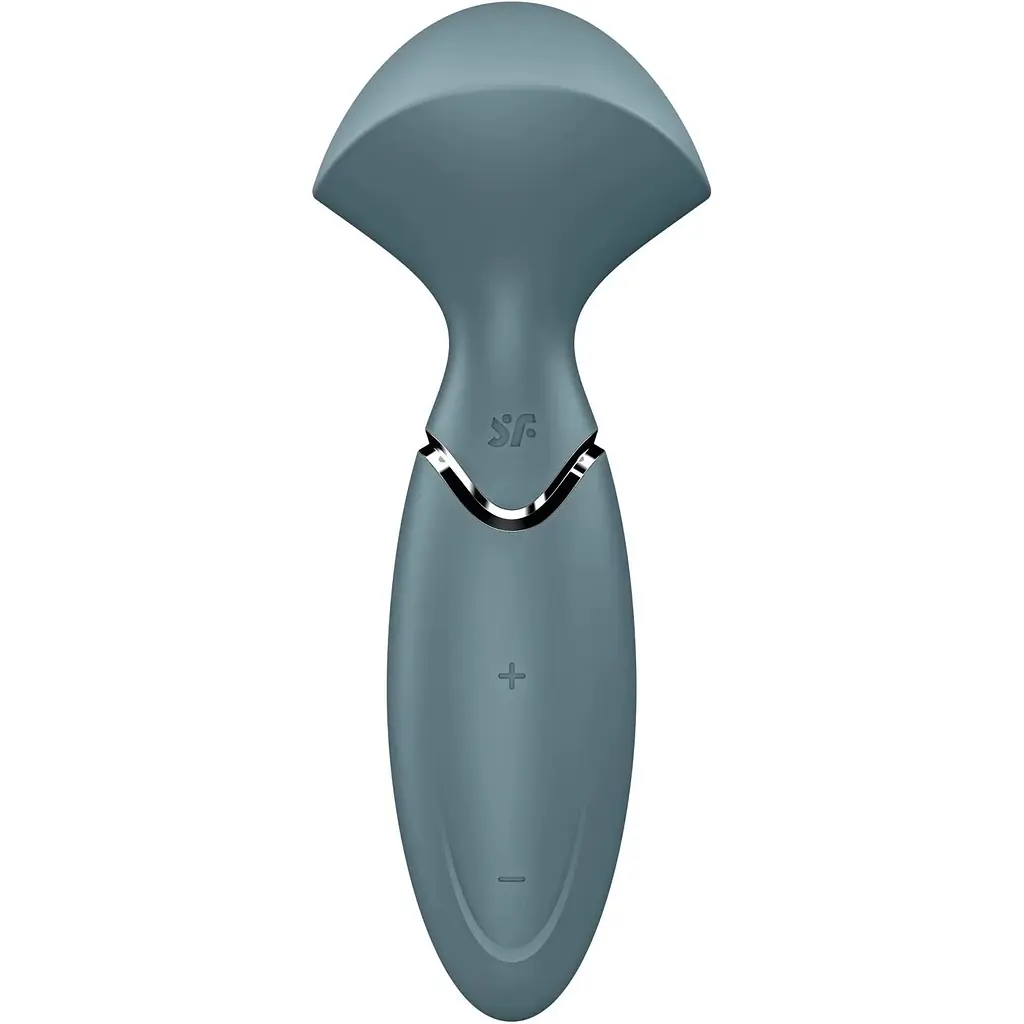 Вібромасажер Satisfyer Mini Wand-er Grey - фото 6