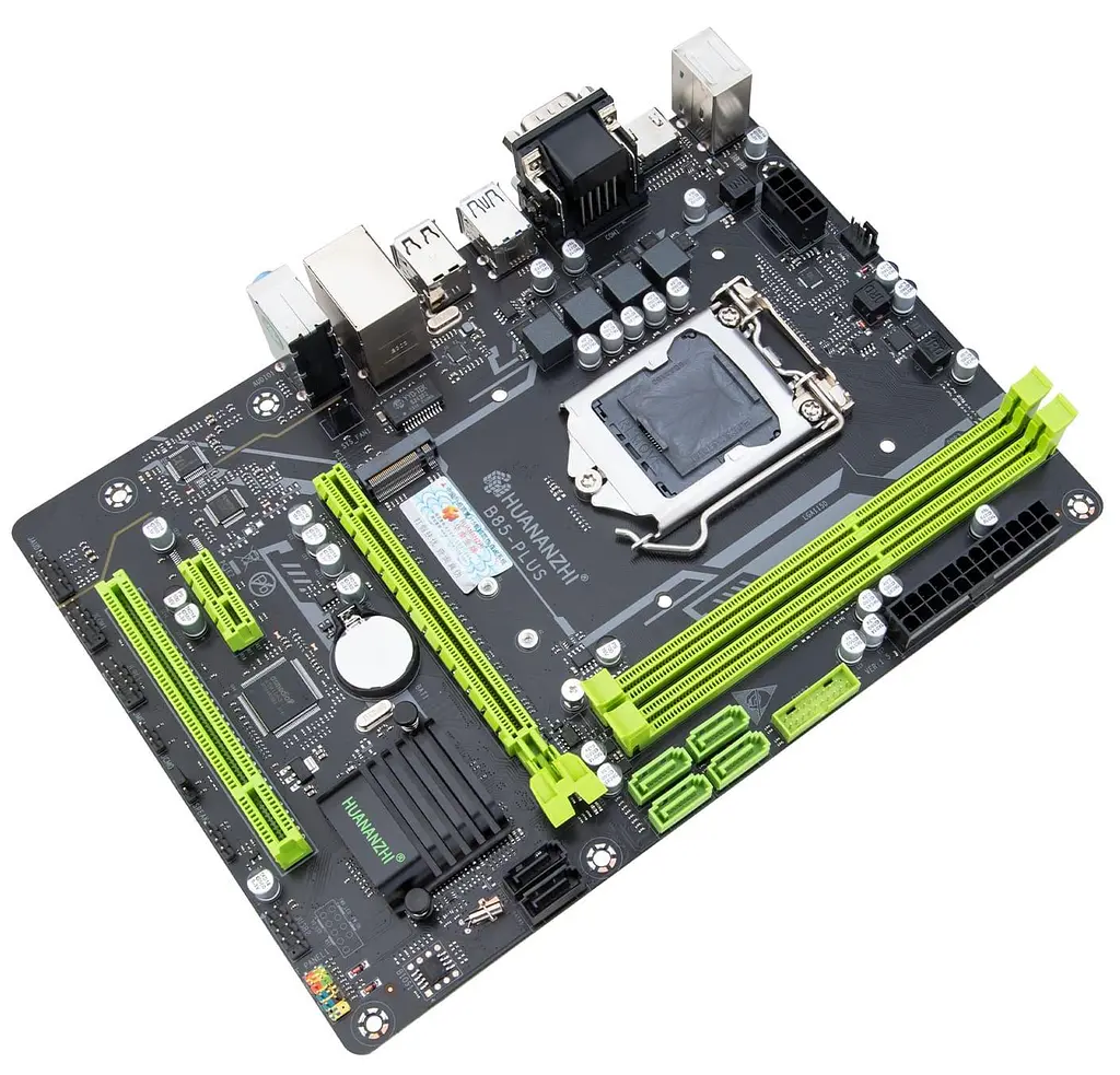 Материнская плата Huananzhi B85 PLUS (B85 PLUS) (Socket 1150, Intel B85, Micro-ATX) Б/у - фото 2