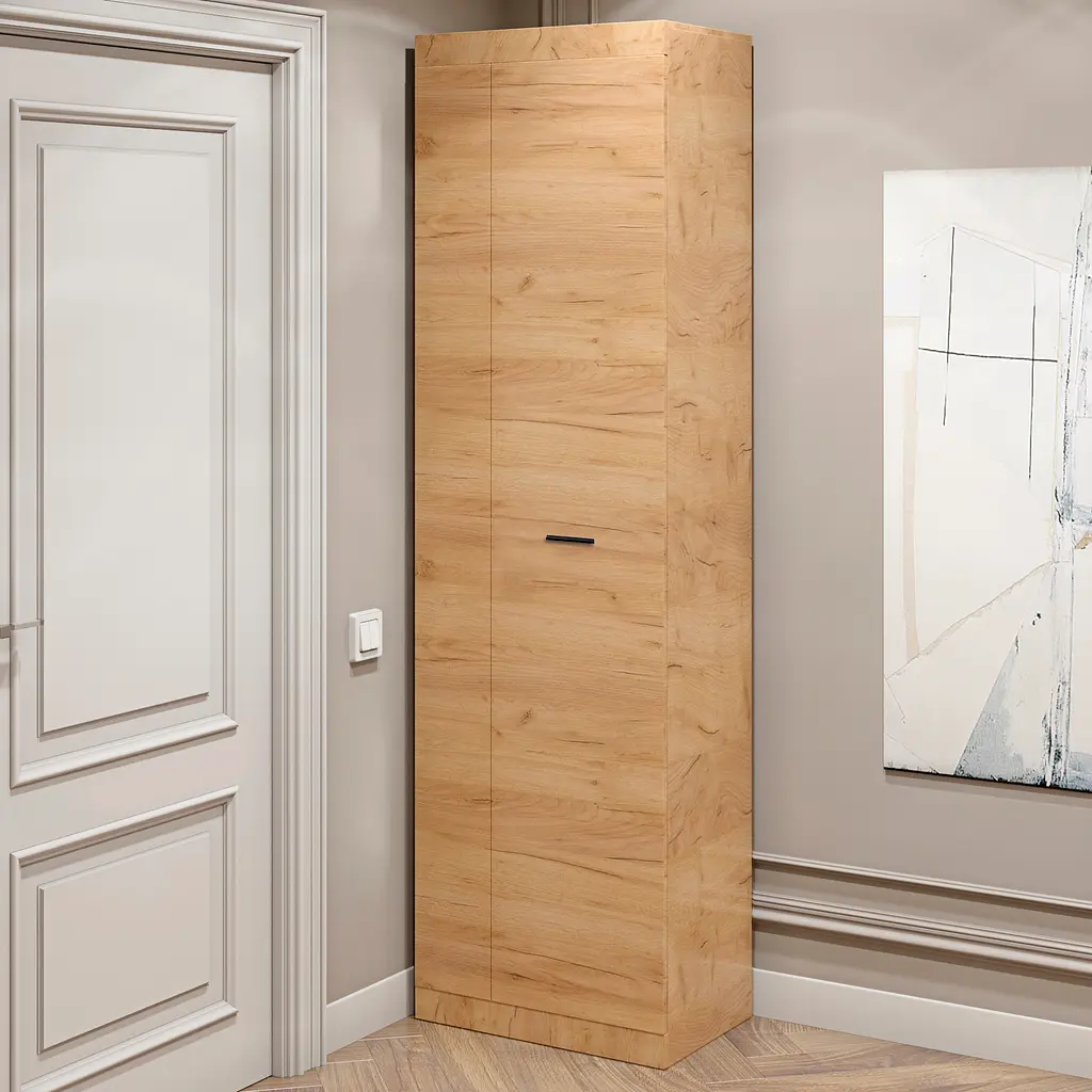 Шафа розстібна Еверест Соната-600 Дуб Крафт Золотий (DTM-2684) - фото 2