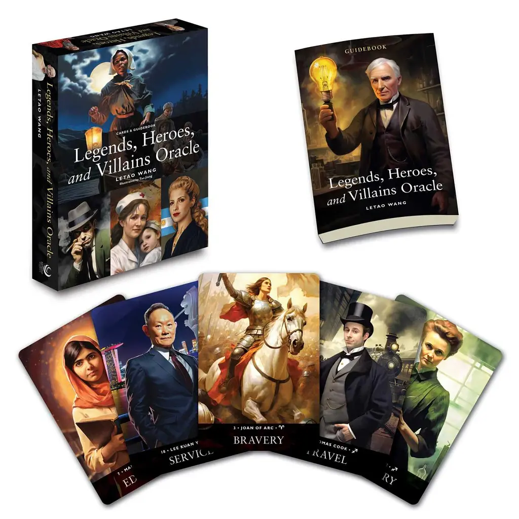 Legends, Heroes, and Villains Oracle: A 36-Card Deck and Guidebook - Летао Ван - фото 3