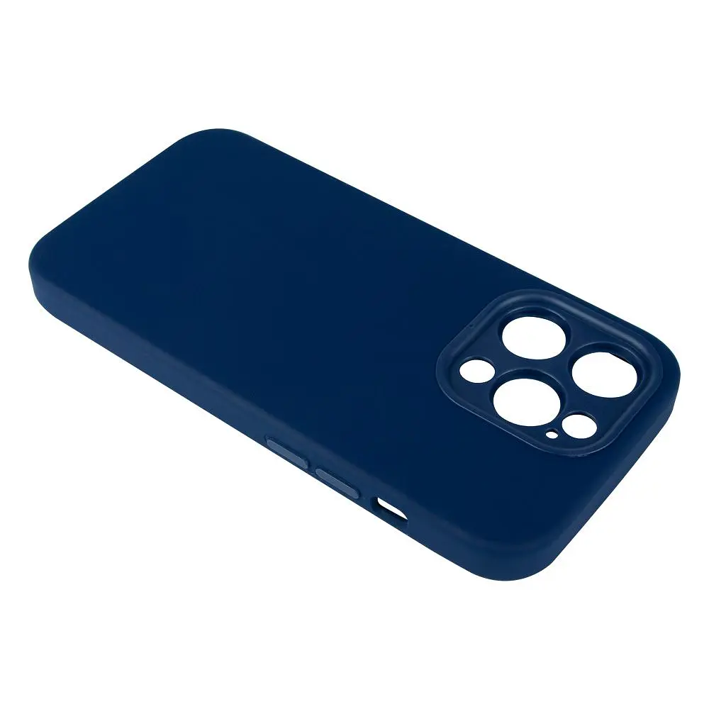 Чохол Baseus Liquid Silica Gel Case Glass 0.22 mm iPhone 14 Pro ARYT001703 Blue - фото 5