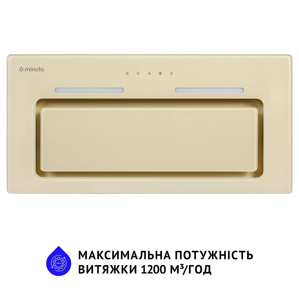 Вытяжка полновстраиваемая Minola HBI 6873 IV GLASS 1200 LED Line - фото 3