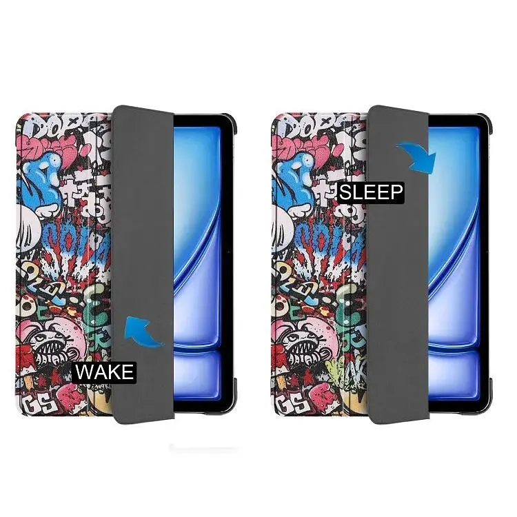 Чохол-книжка BeCover Smart Case для Apple iPad Air 11" M2/M3 2024/2025 Graffiti (711605) - фото 5