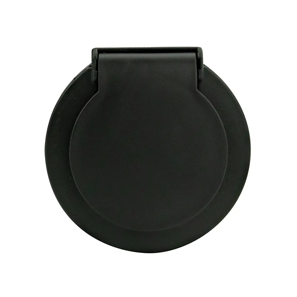 Розетка Ovivo Electric xOne з заземленням та кришкою антрацит - фото 4