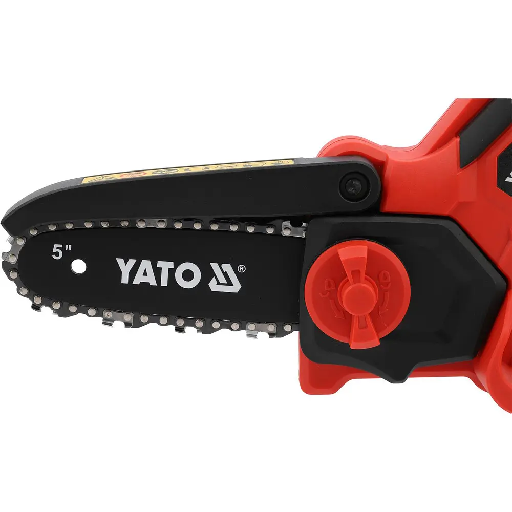 Пила цепная Yato по веткам аккумуляторная Li-Ion 18 В 2 Ач (YT-828113) - фото 6