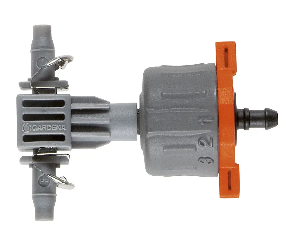 Крапельниця Gardena Micro-Drip-System Quick & Easy внутрішня регульована 0-8 л/год, 5 шт (08317-29)