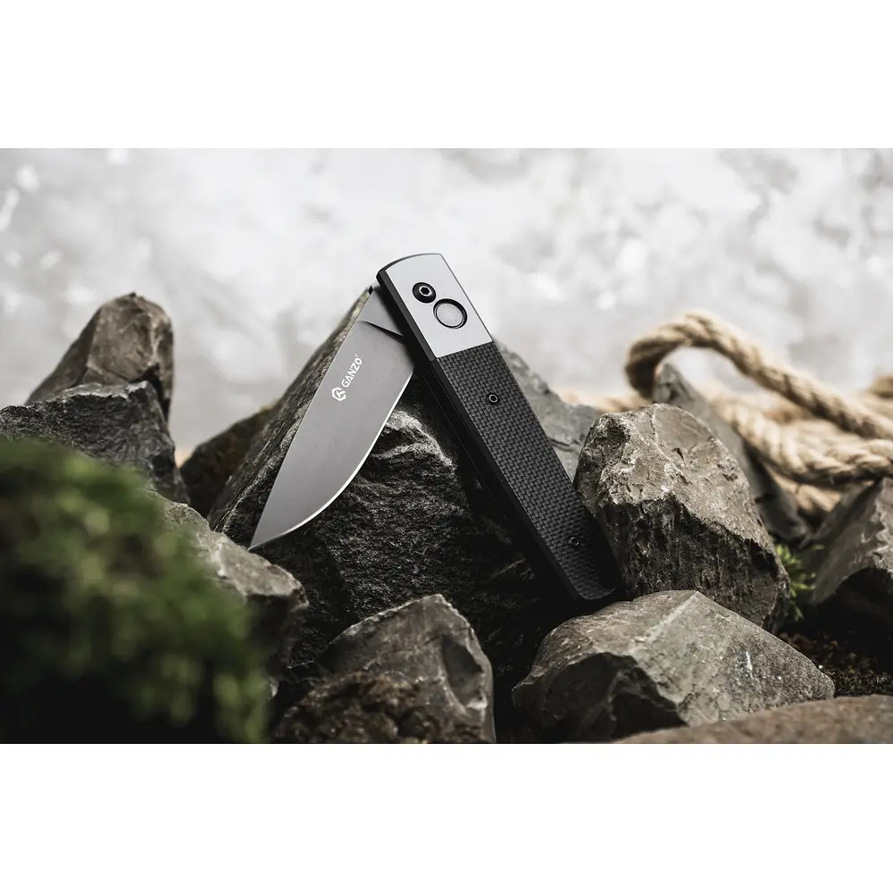 Ніж складаний Ganzo G721-B чорний клинок - фото 9
