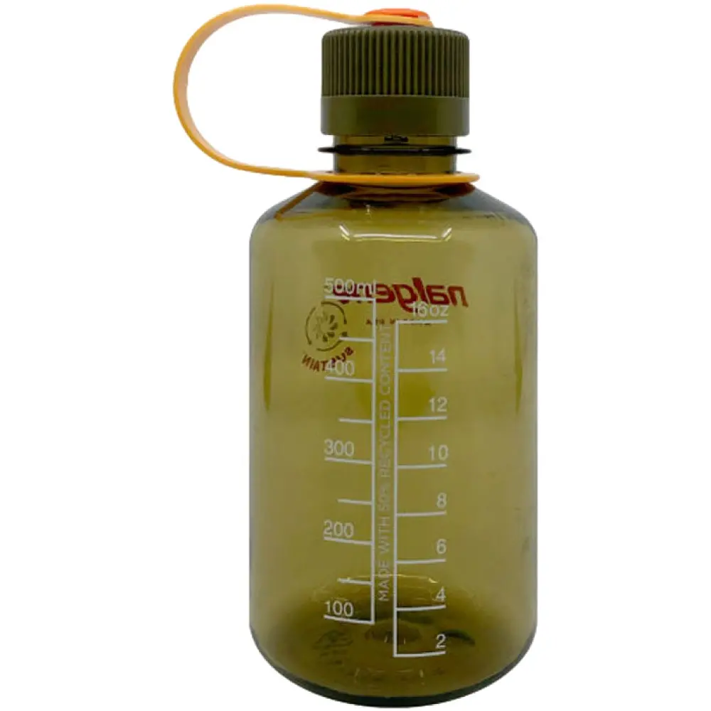 Пляшка Nalgene Narrow Mouth Sustain Water Bottle 0.5L Olive - фото 2