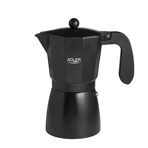 Кофеварка гейзерная Adler AD 4420 компактная удобная до 9 чашек 520 мл - фото 1