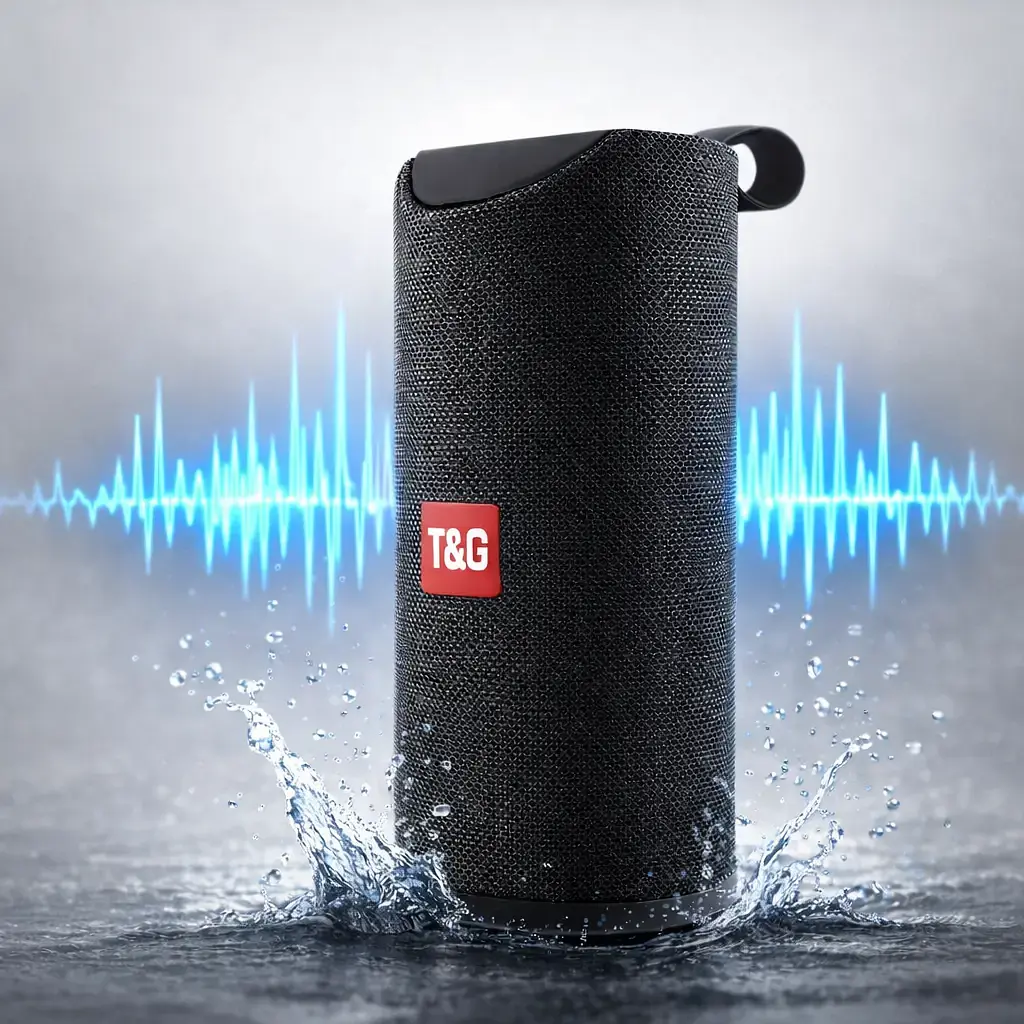 Портативна колонка TiG TG113 з Bluetooth та захистом від вологи - фото 3