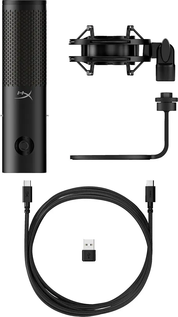 Мікрофон для ПК/ для стрімінгу, подкастів HyperX QuadCast 2 S Black RGB (9A273AA) - фото 5