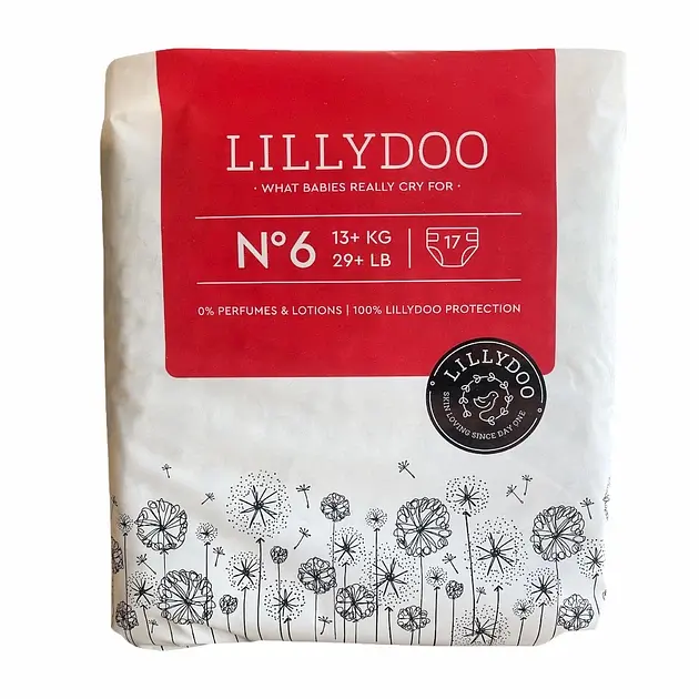 Підгузки LILLYDOO 6 (13+ кг), 17 шт