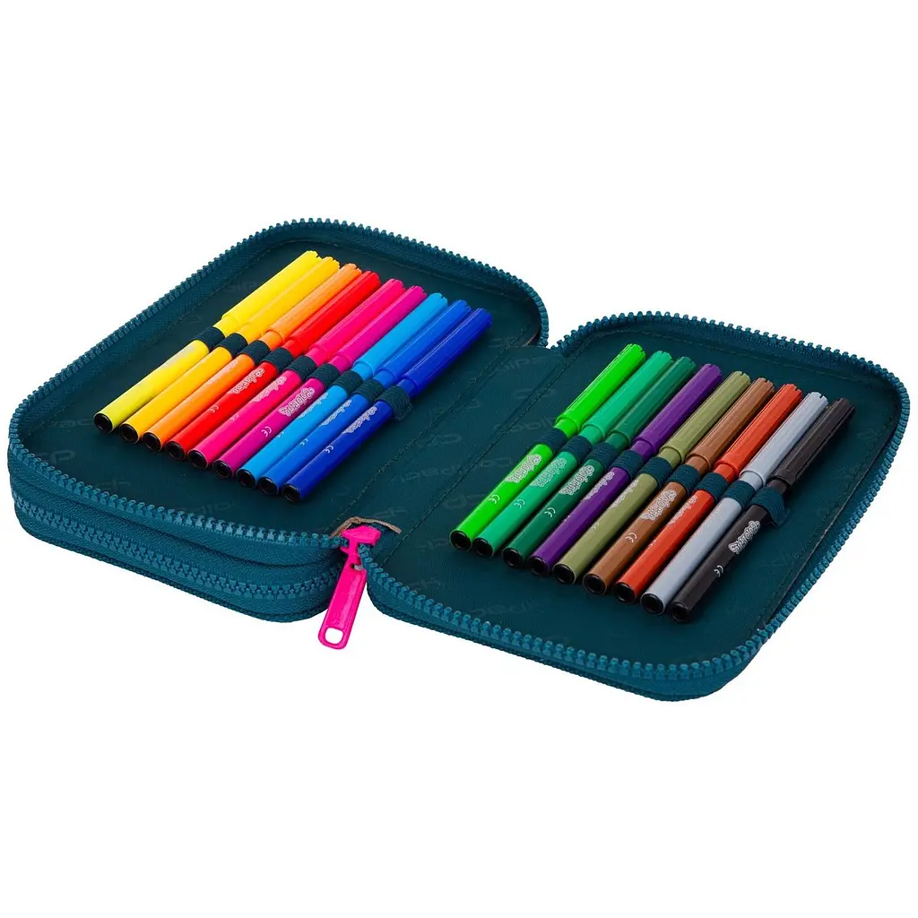 Пенал з наповненням CoolPack Jumper 2 Sunny Day, 2 відділення (F066663) - фото 3