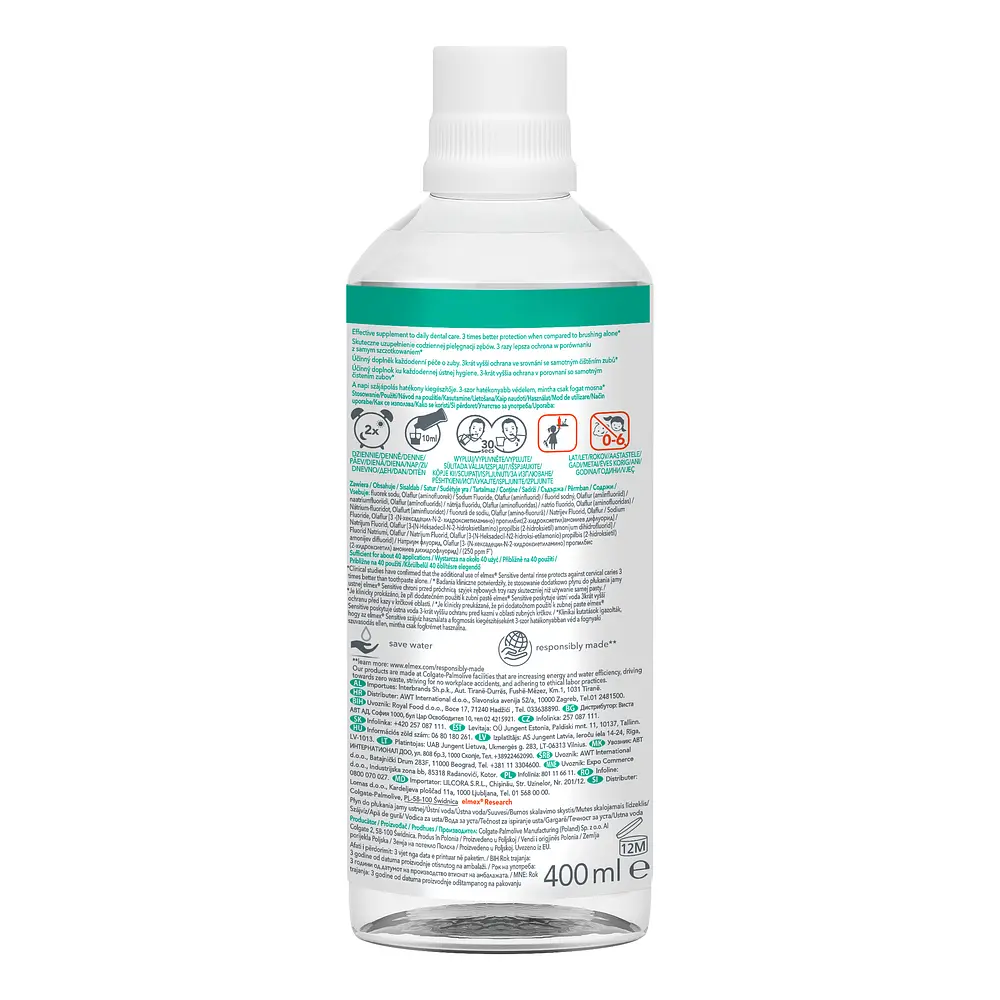 Ополіскувач Elmex Sensitive Plus для ротової порожнини 400 мл - фото 3