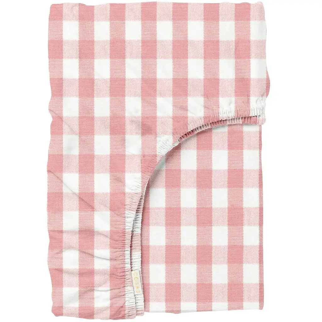 Простирадло на резинці Cosas Pink Check 200х200х20 см (PinkCheck_200x200x20)
