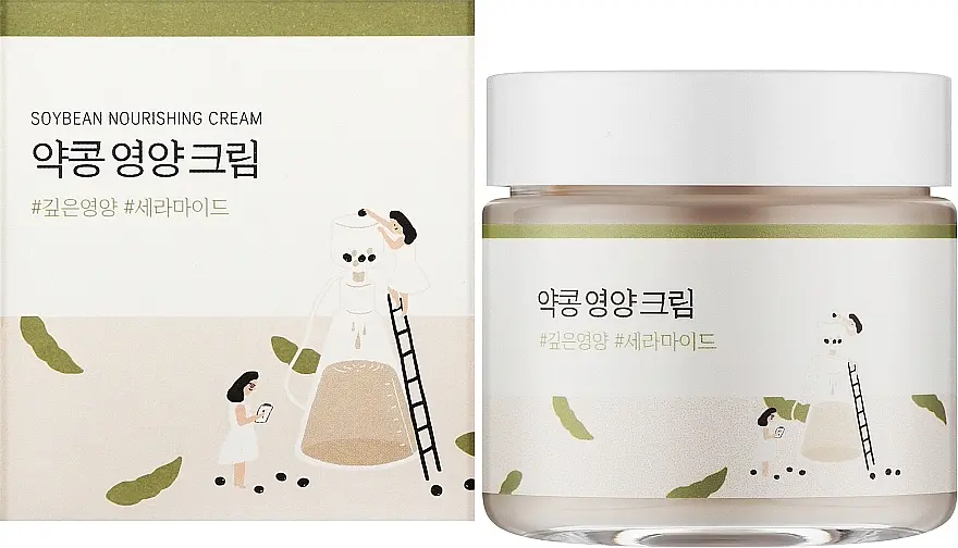 Крем для обличчя Round Lab Soybean Nourishing Cream живильний 80 мл - фото 2
