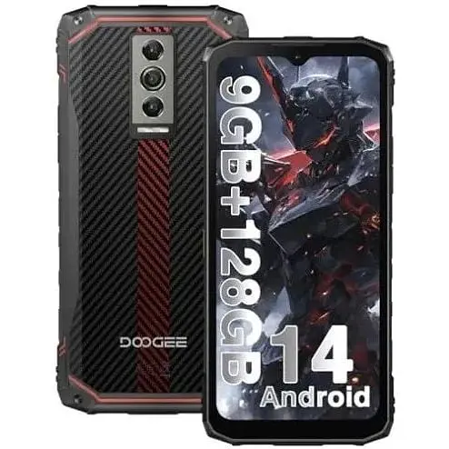 Смартфон Doogee Blade 10 4/128 черно красный - фото 3