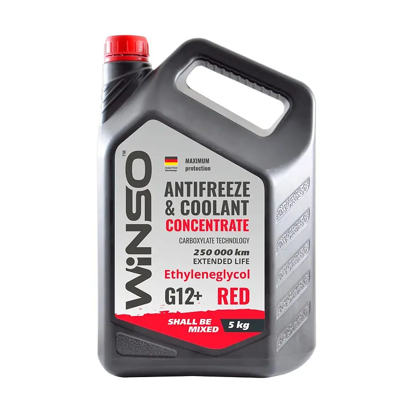 Антифриз Winso Antifreeze & Coolant Red красный концентрат G12+, 5 кг (880990) - фото 2