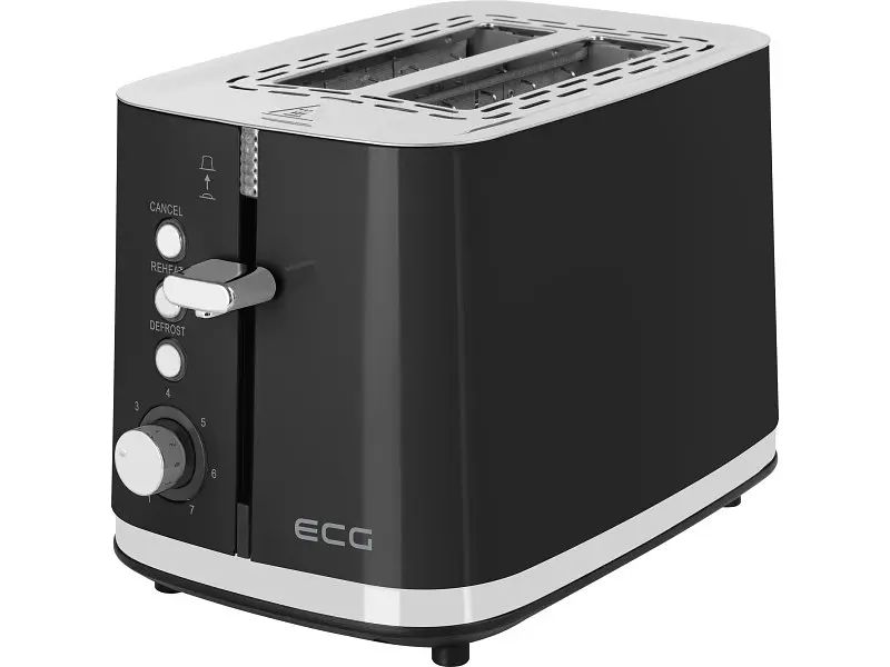 Тостер ECG ST 2766 Vintage Nero - фото 5