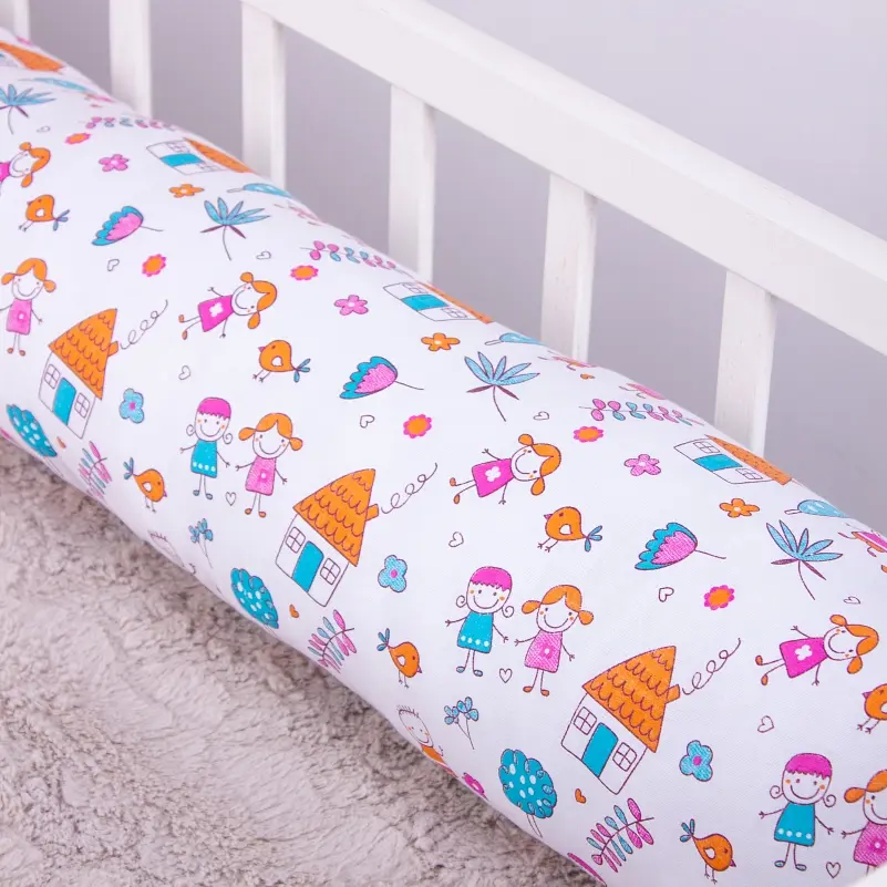 Валики-бортики MirSon Kids Time 18-0002 Sweet Home захисні білі 2 шт. - фото 4