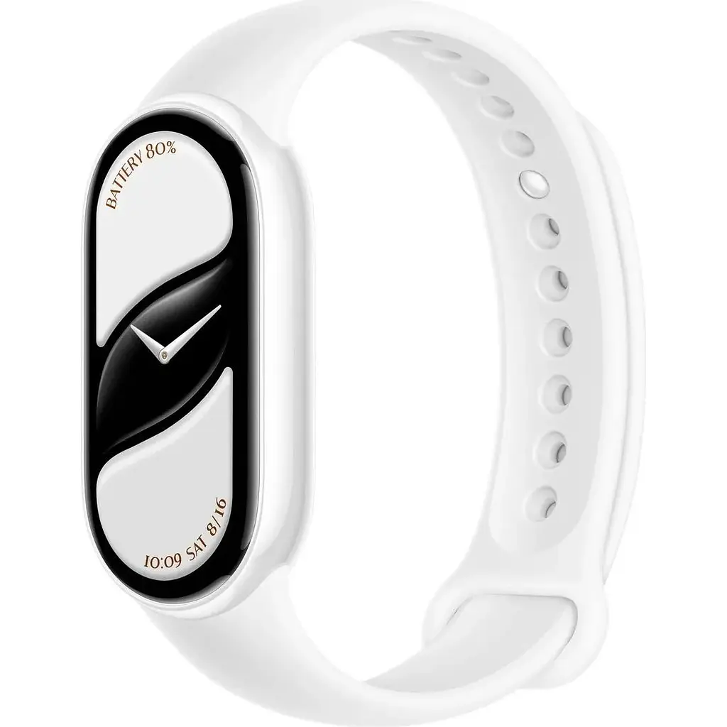 Фітнес-браслет Xiaomi Mi Band 10 Ceramic Edition Pearl White (BHR07Y5GL) UA - фото 2
