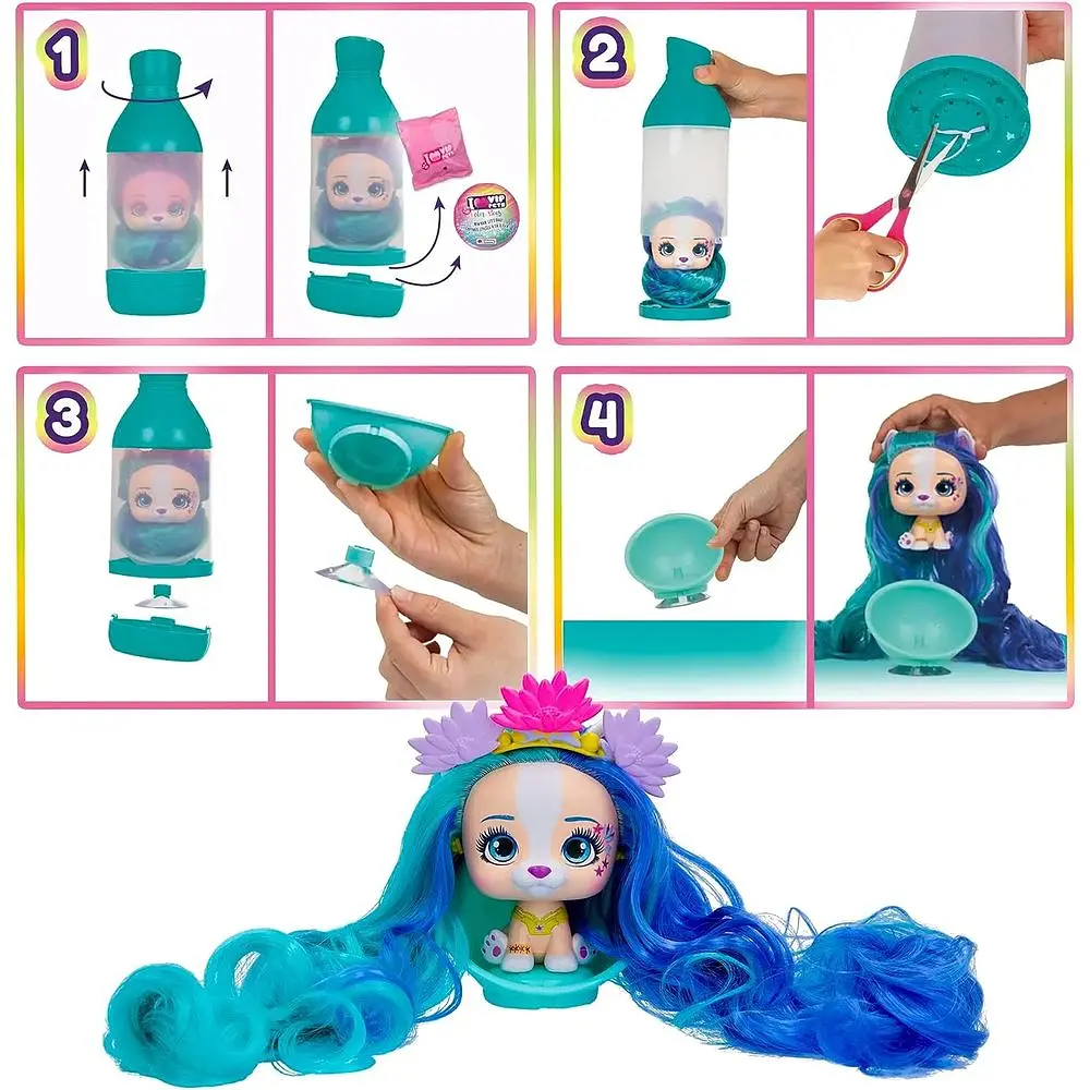 Ігровий набір ​IMC Toys VIP Pets S4 Модний улюбленець Spring vibes 10 см (713130) - фото 3