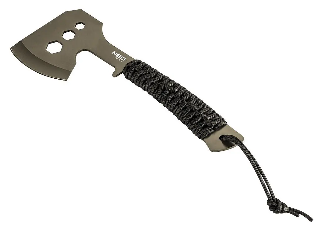 Сокира Neo Tools універсальна руків'я сталева з паракордом M10 M13 M16 26см 266г нейлоновий чохол (63-118) - фото 8