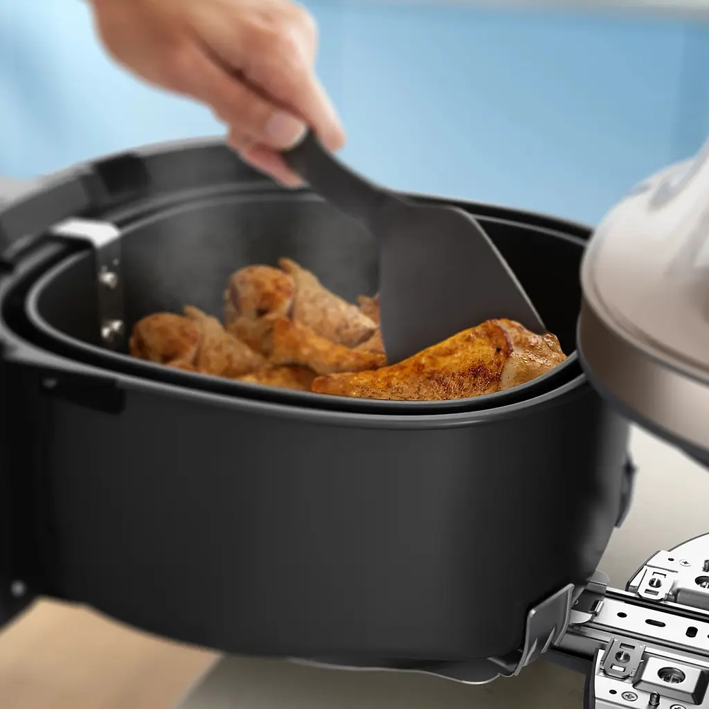 Мультипечь Philips Series 5000 OVI SteamFry 2000 Вт черный (NA547/07) - фото 5