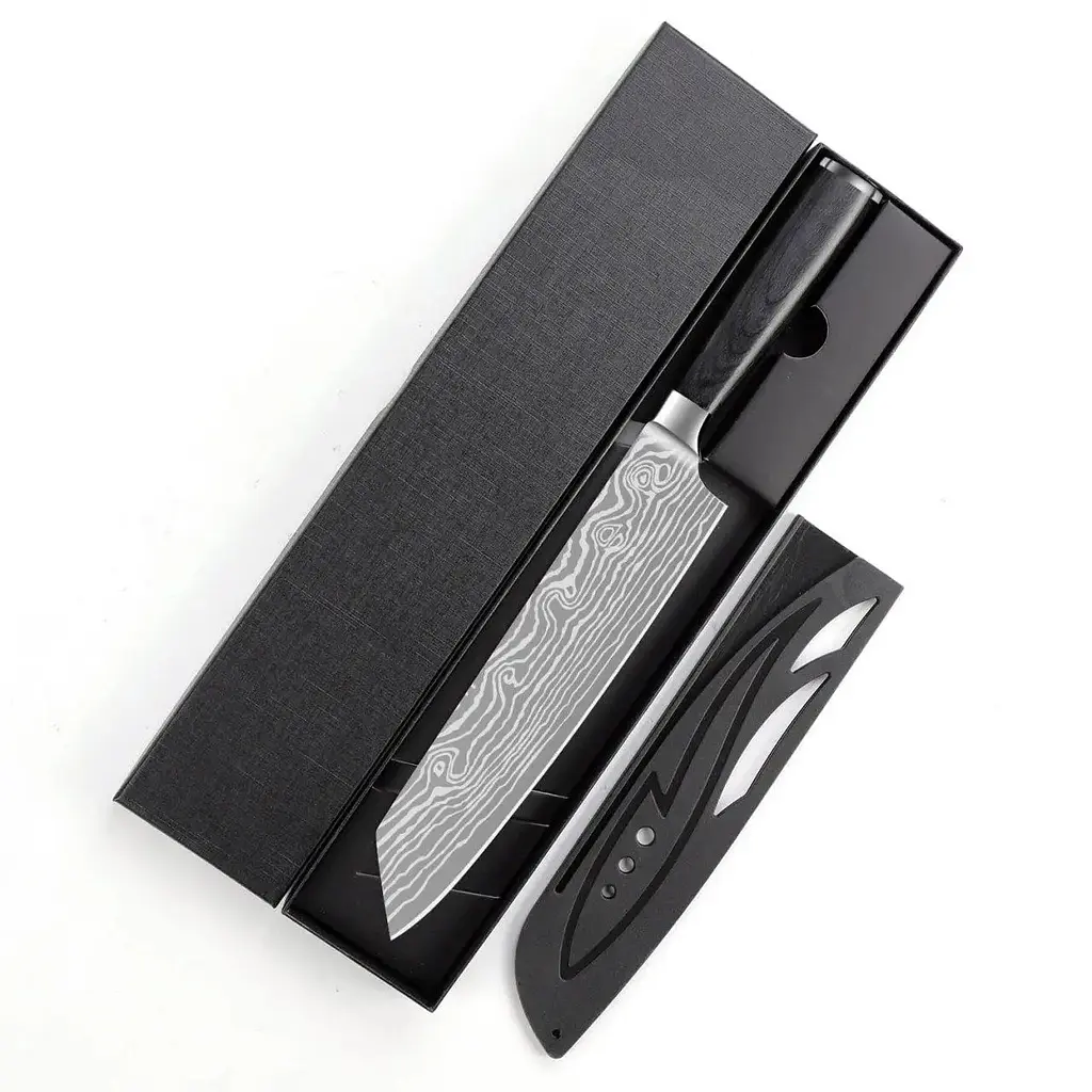 Ніж kiritsuke Damascus DK-SS 6304 AUS-10 Дамаська сталь