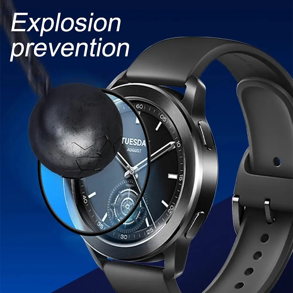 Защитная пленка VSKEY с рамкой для смарт-часов Xiaomi Watch S3/S1 1 шт. - фото 7