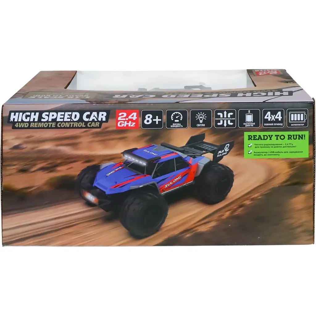 Автомобіль KS Drive Off-road на р/к - High Speed (синій, 1:16) - фото 13