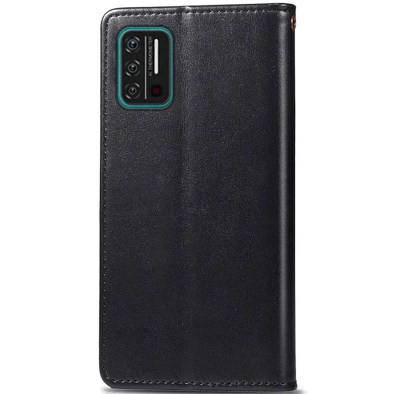 Кожаный чехол-книжка GETMAN Gallant (PU) для Umidigi A7s Черный - фото 4