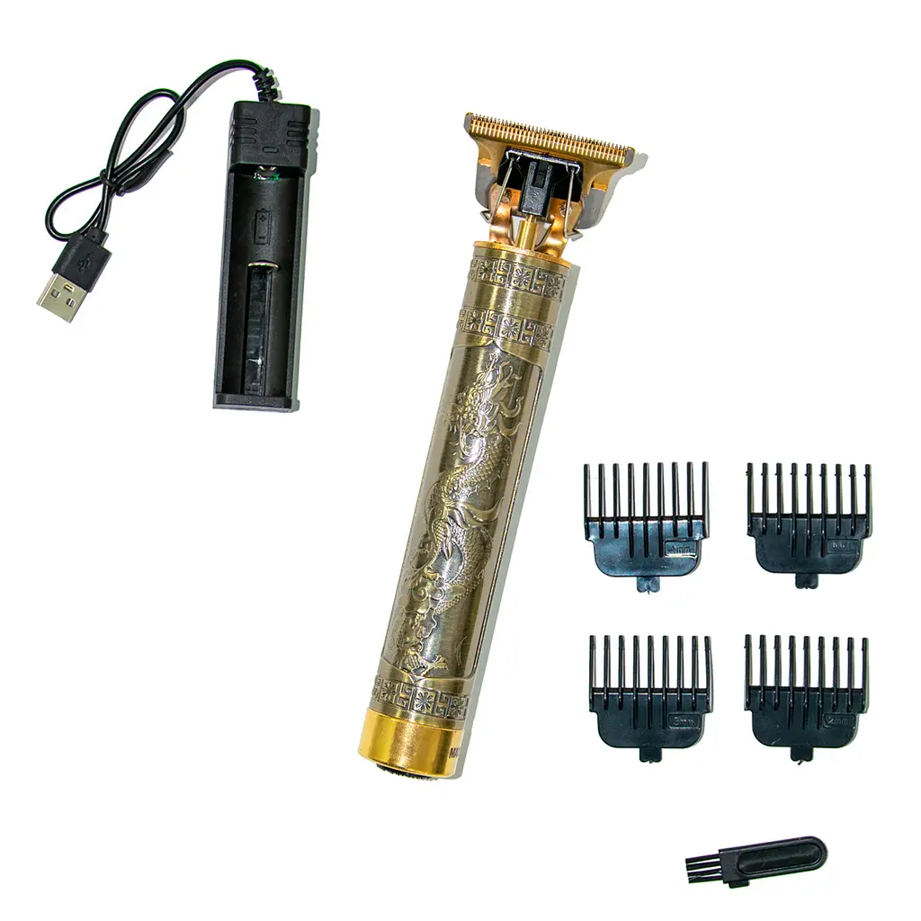 Машинка для стрижки машина для окантування триммер для бороди MAXTOP M-99 Professional hair cliper дракон - фото 3