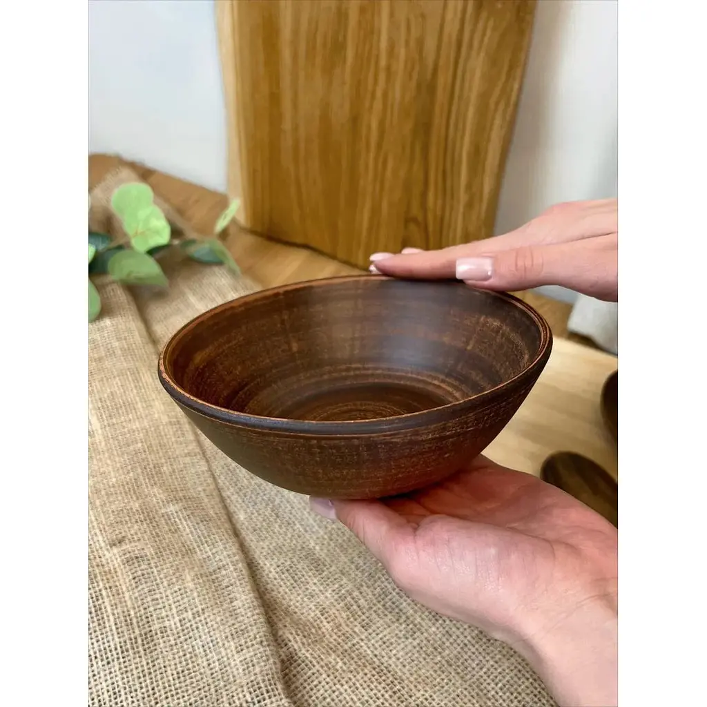 Піала керамічна (глиняна) Гладка 500 мл - фото 3