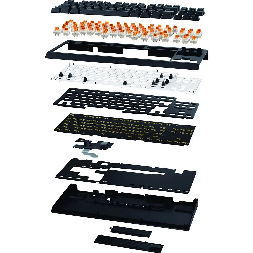 Клавиатура Razer BlackWidow V4 Low-Profile TKL Yellow switch (RZ03-05450100-R3M1) [149285] - фото 8