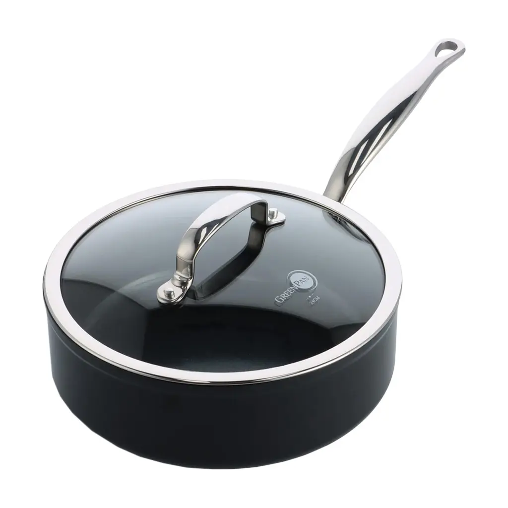 Сотейник GreenPan Barcelona Pro з кришкою 24 см, 3,4 л (CC005327-001)